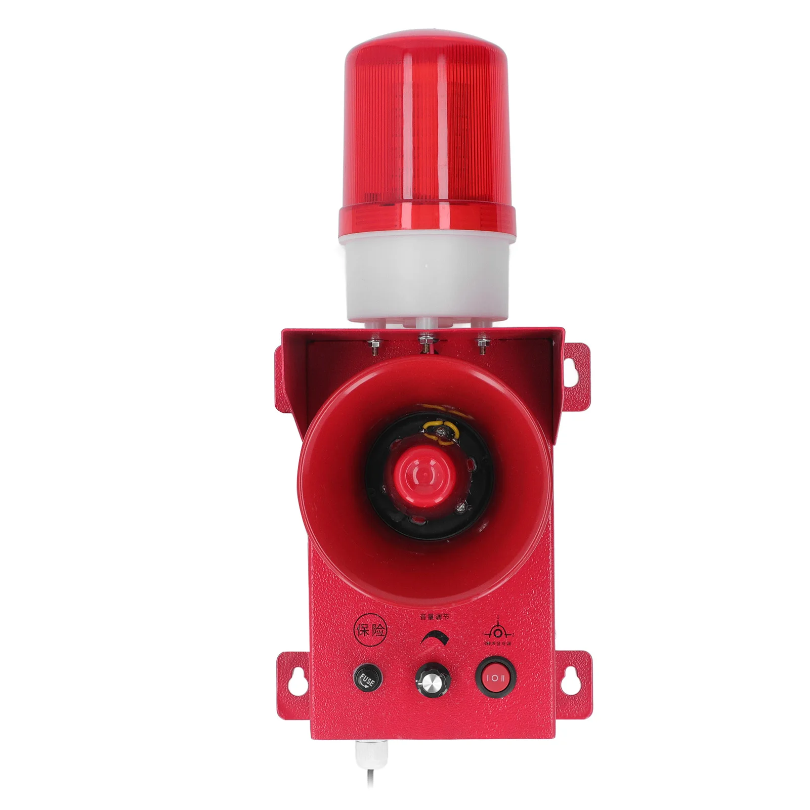 

Industrial Siren Alarm Wall Mounted Volume Adjustable Low Power Consumption Industrial Siren High Power for Construction Sites