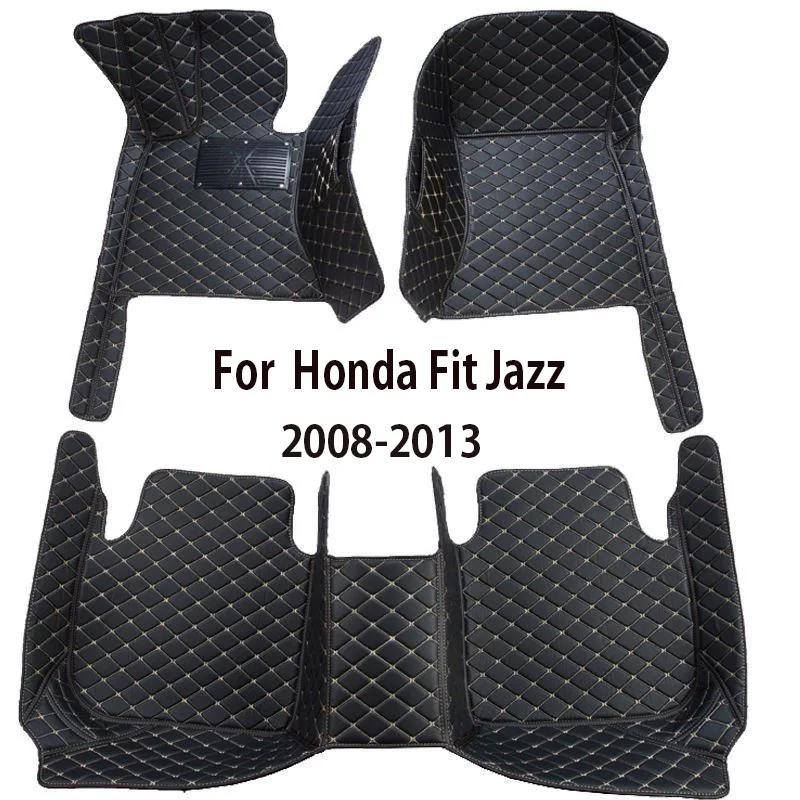 

Car Floor Mats For Honda Fit Jazz 5-seat 2008 2009 2010 2011 2012 2013 Custom Auto Foot Pads Automobile Carpet Cover accessories