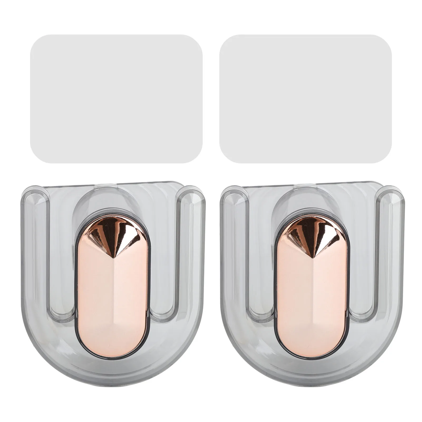 2Pcs Wall Mounted Slippers Rack Strong Plastic Space Saving Waterproof Slippers Hanger for Home Bathroom Salon Slippers Hanger