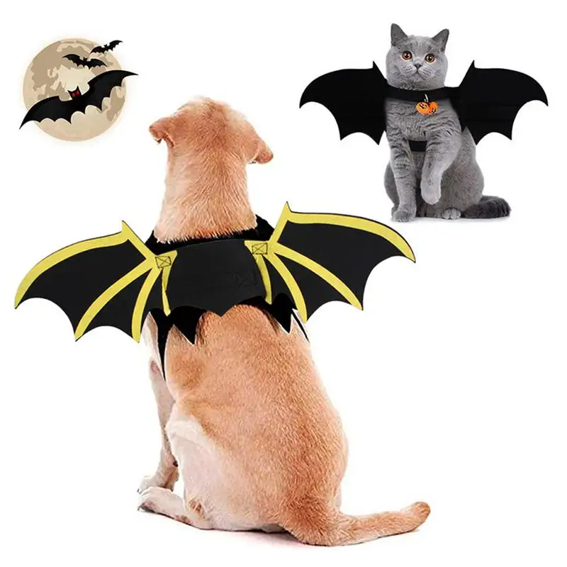 

Pet Cat Bat Wings Cat Dress Up Bat Wings Comfortable Unique Pet Bat Wing Costume Halloween Bat Wings For Makeup Party Christmas