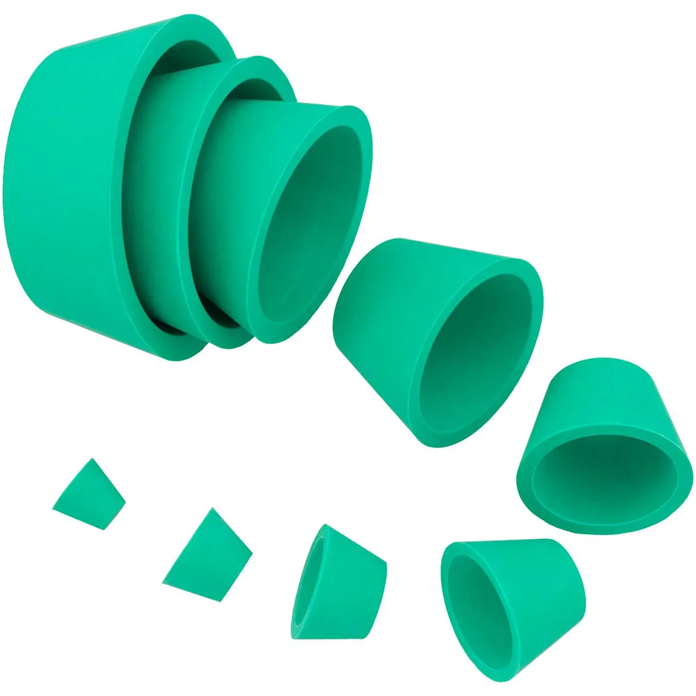 9pcs /Set Rubber Buchner Funnel Holder Filter Supporting Sleeve Plug For Filter Bottle Chemistry Laboratory Liquid Transfer