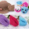 Textured 200M 3mm DIY Macrame Rope Hollow Line Hand-Woven Nylon Cord Hat Bag Shoe Doll Handicrafts Thread 5