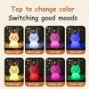 LED Night Light cute Rabbit Animal Cartoon Silicone Lamp Dimmable USB Rechargeable For Children kids bedroom gift Sleeping light 3