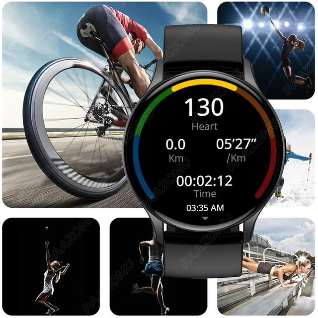 Real AMOLED Smartwatch Men 1.43"  466*466 HD Screen Always Display NFC Bluetooth Call IP68 Waterproof Sports Women Smart Watch 4