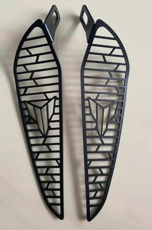 Motorcycle Fuel Tank Air Intake Mesh Inlet Decoration Guard with Enhanced Aesthetic Design