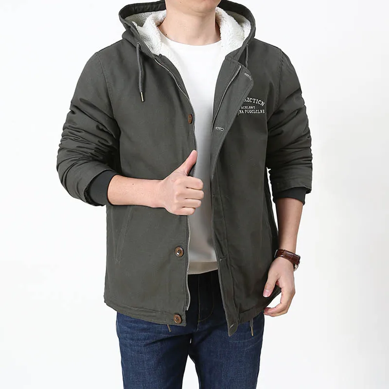 Motorcycle Jacket New in Coats & Jackets Parkas Men's Mens Clothing Coat Cardigan Clothes Cold Winter Man Outerwears Anorak Long