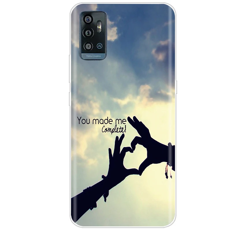 For ZTE Blade A71 Case A7030 Soft TPU Silicone Bumper Phone Cover for ZTE Blade A71 A51 Cases Funda for ZTE A51 2021 Coque Capa mobile pouch waterproof Cases & Covers