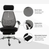 Ergonomic Designed Office Working Desk Chair W/ Back Angle Adjustment 4