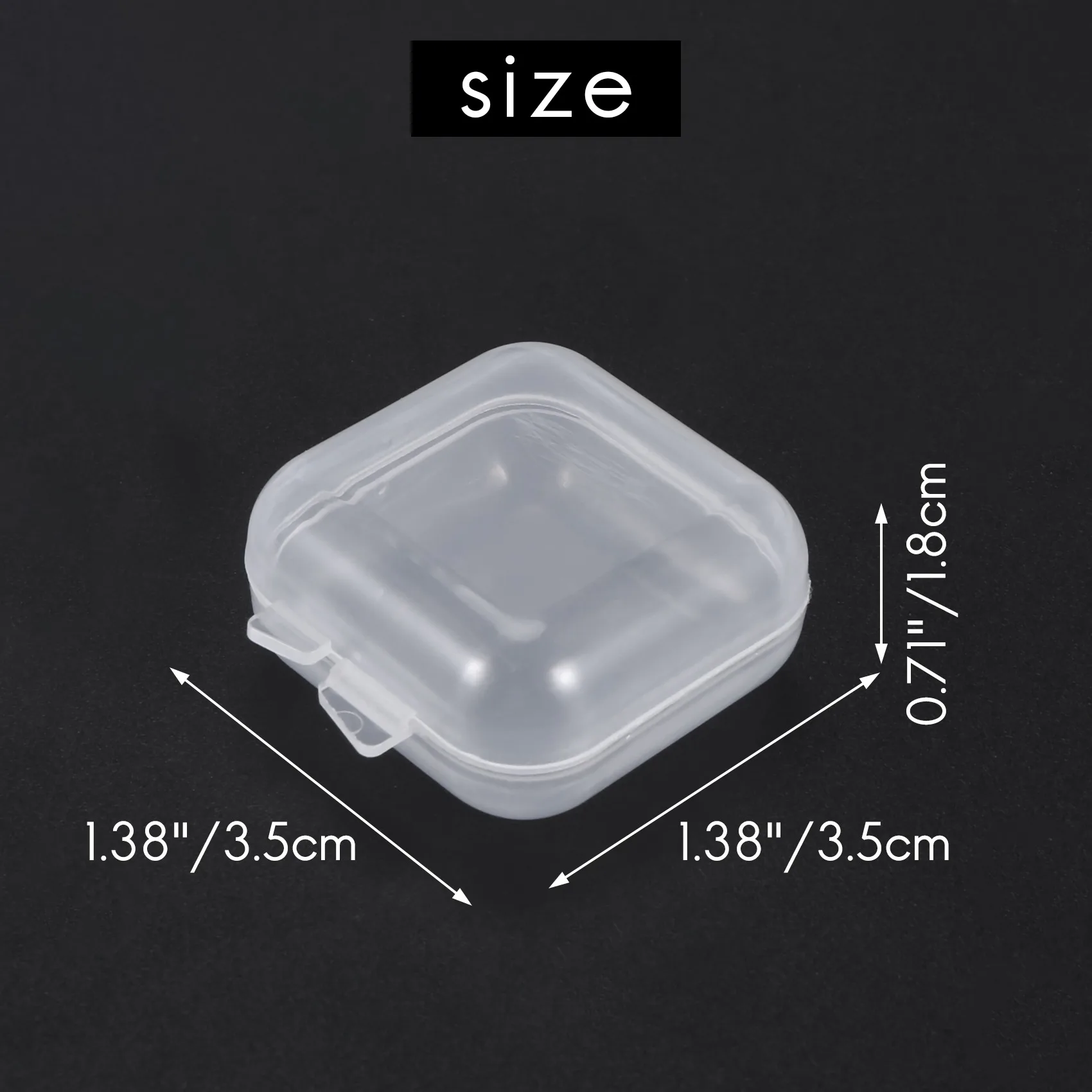 50Packs Small Clear Plastic Storage Containers Mixed Empty Mini Case with  Lids for Small Items and Other Craft Projects - AliExpress