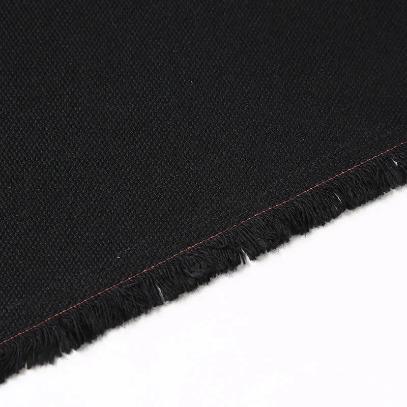 Black Cotton Canvas Fabric 12oz for Outdoor Table And Chair Materials Handbag Luggage Sofa Shoe Materials 16oz Canvas Bag