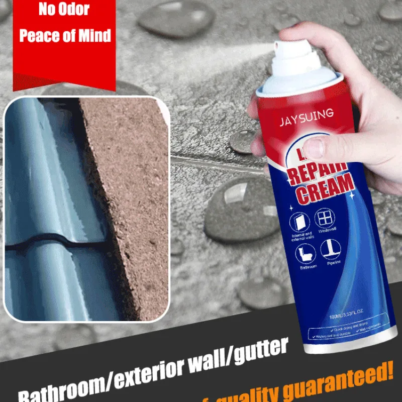 Waterproofing Spray for Bathroom Walls and Moisture Resistant Repair of Leaking Pipes