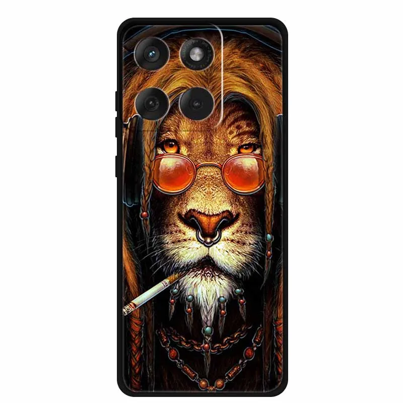 Cool Animal Silicone TPU Protective Back Cover