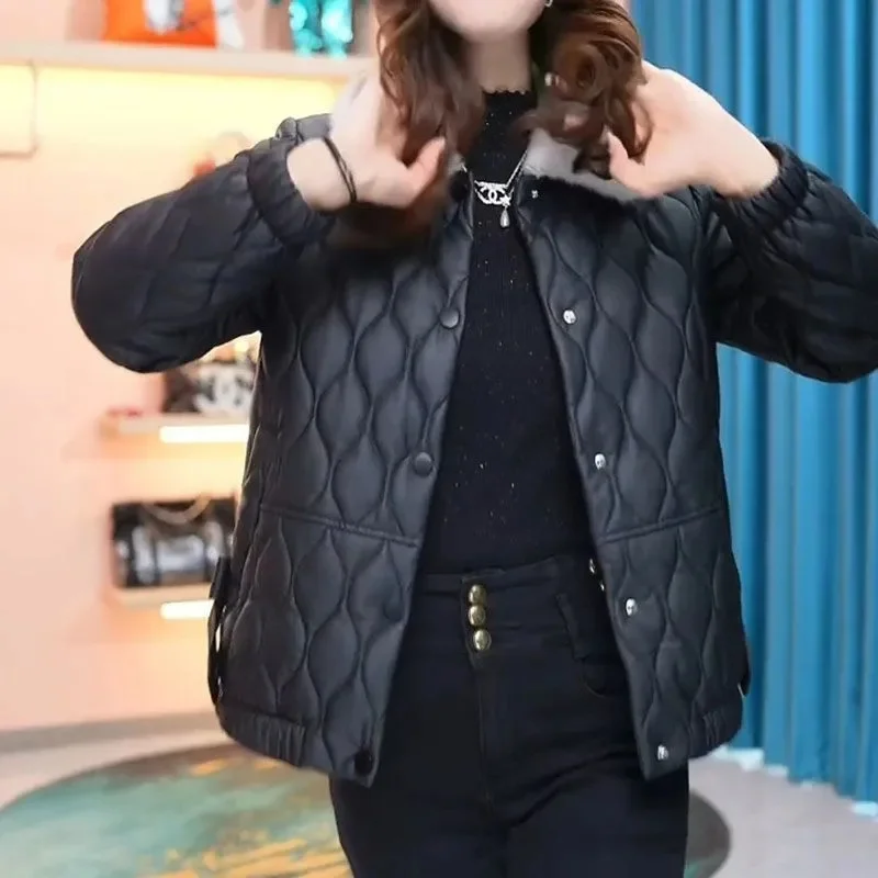 Casual winter autumn Short Version Plush Jacket