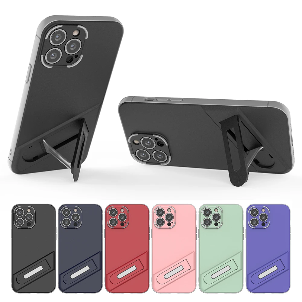 Shockproof Kickstand Hard Case For Iphone 13 Pro Max 12 Pro Max Lens