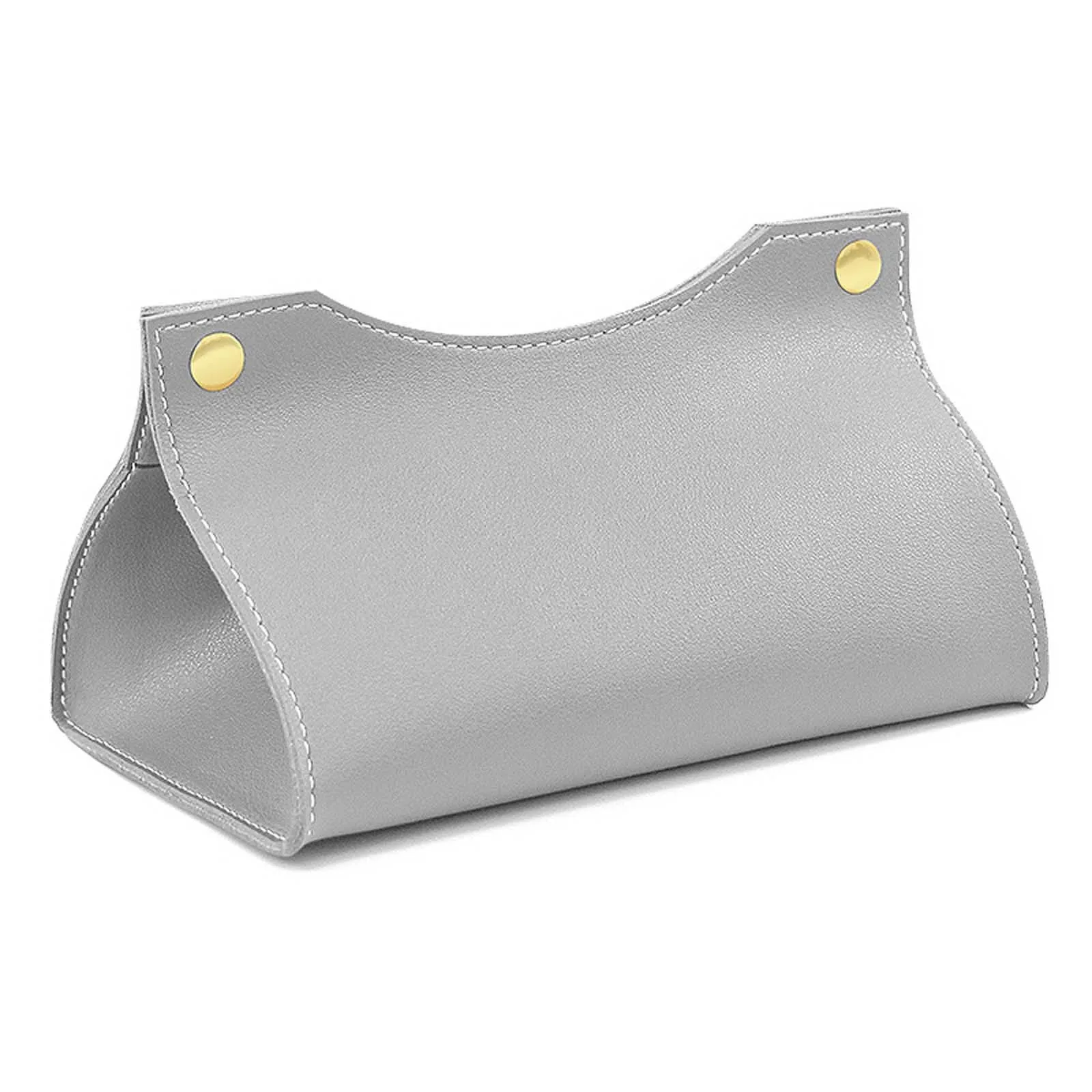 Tissue Box Halter Hause Wohnzimmer Kaffee Tisch Desktop Einfache Serviette Box Küche Lagerung Papier Box PU Leder Organisatoren – Detail 4