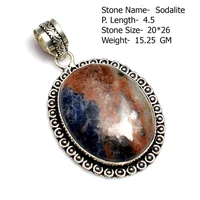 Véritable pendentif labradorite agate améthyste citrine Lapis 4