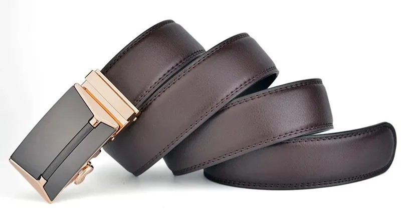 Angepasster Name 3,5 cm männlicher PU-Ledergürtel Plus Größe 130 140 150 160 cm automatische Schnalle Herrenbund perfektes Vatertagsgeschenk – Detail 9