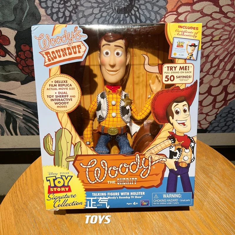 Disney Pixar Toy Story 4 Woody Jessie Buzz Lightyear Talking Action Figures Cloth Body Model Doll Collezione Limitata Genuine