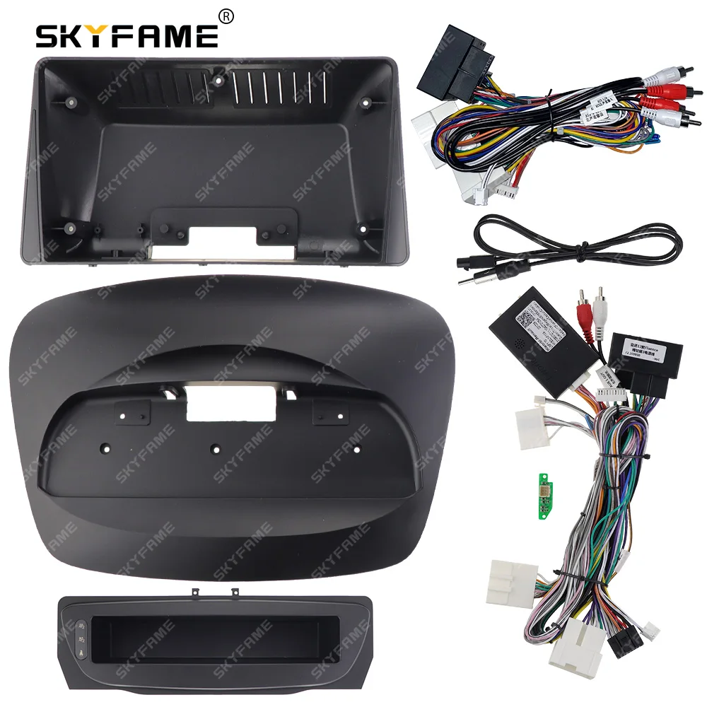 SKYFAME Автомобильная рамка облицовка с can-шиной адаптер для Renault Megane 3 Fluence Android
