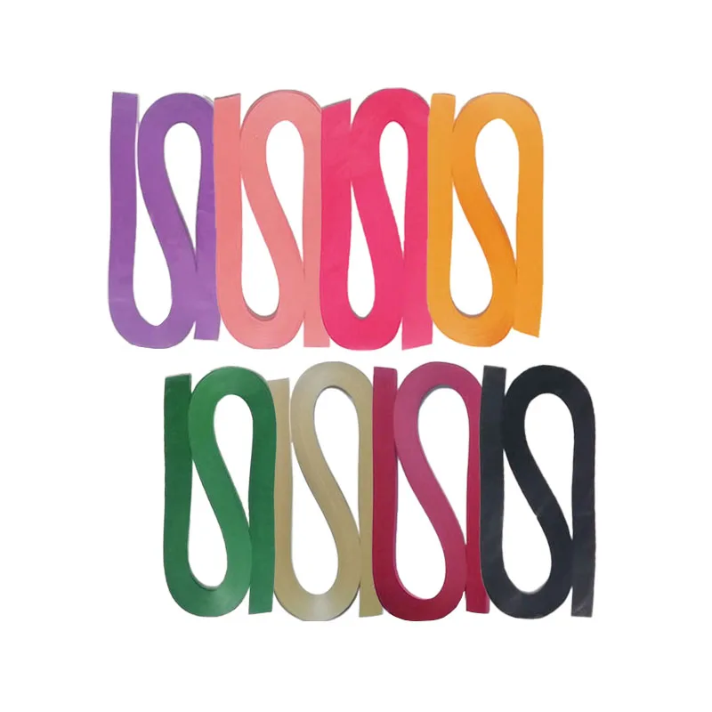 5mm Width Solid Color Origami Quilling Paper 100 Strips Each Pack Length 54cm Craft Paper DIY Paper Arts Decor Supplies