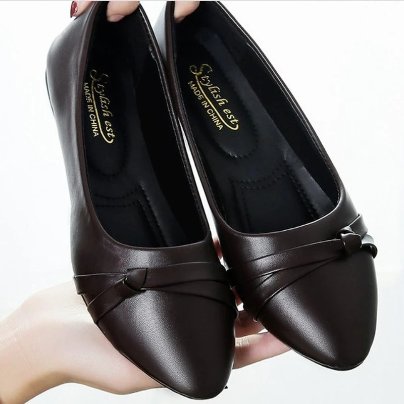 Women Shoes Casual Shoe Flats Pointed Toe Women's Shoes Moccasins Ballet Flats Flat Shoes Ballerina Loafers Women's Flats top	