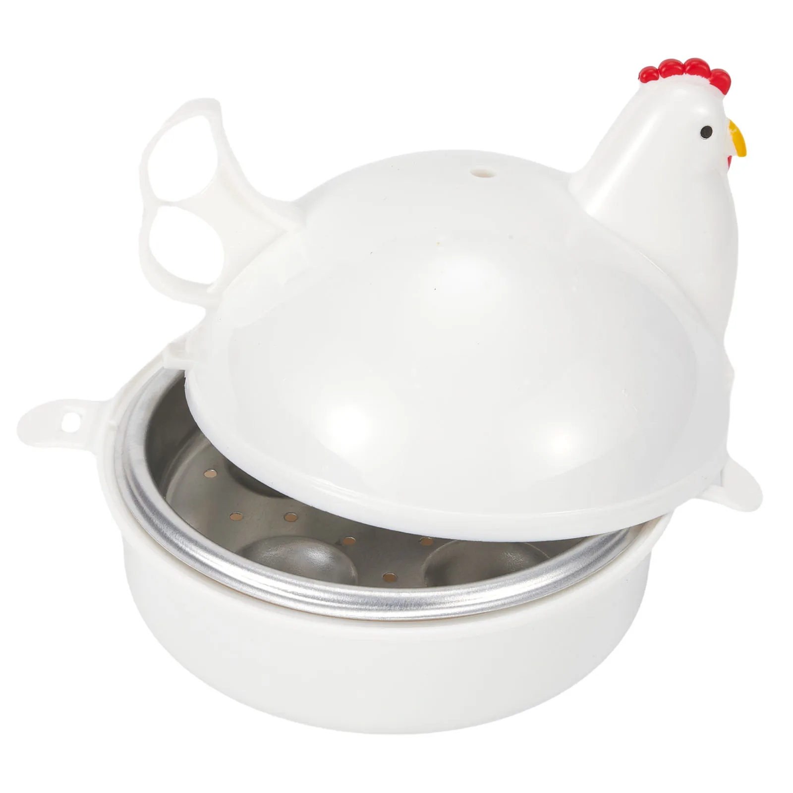 

Kitchen Cooking Steamer Oven Egg Steamer Hen Shaped Reusable High Capacity Microwave Safe Multifunctional Cooking Food Grade