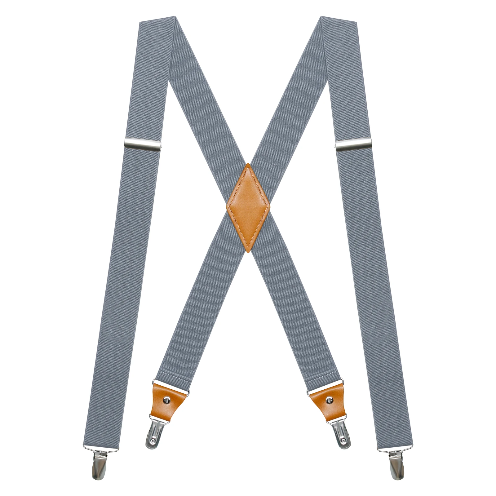 Suspenders for MTuxedo en Mens Suspenders  X-Back 1.4"Adjustable Elastic Suspender Braces Strong  for Work Trousers  Wedding