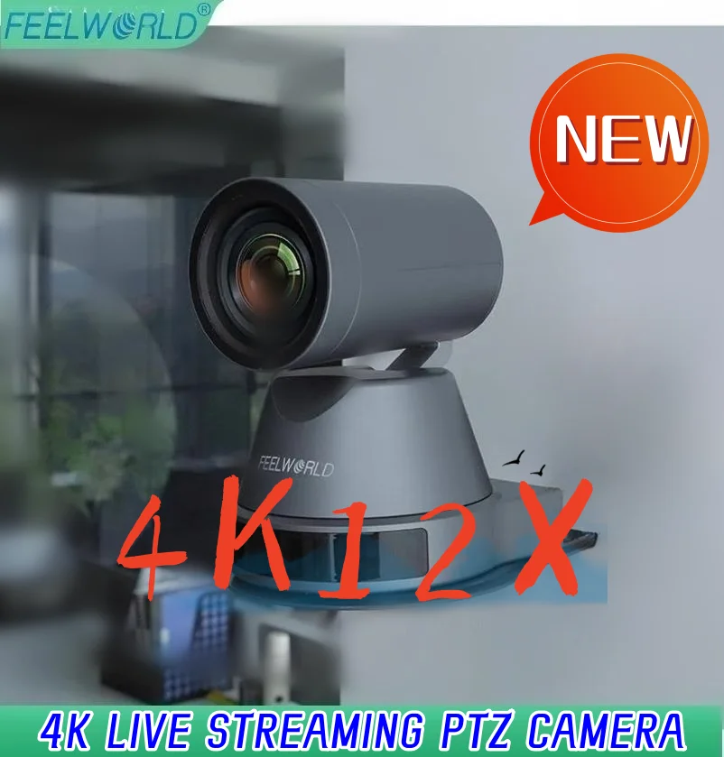 FEELWORLD 4K12X 4K PTZ Camera USB HDMI POE 12X Optical Pan Tilt Zoom f –  feelworld official store