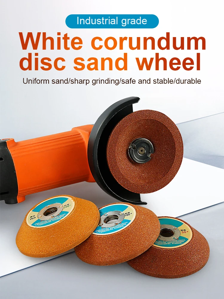 

White Corundum Grinding Wheel Cup-Shaped Dia 97mm Diamond Grinding Cup Grinder Sanding Disc Abrasive Wheel For Carbide Metal