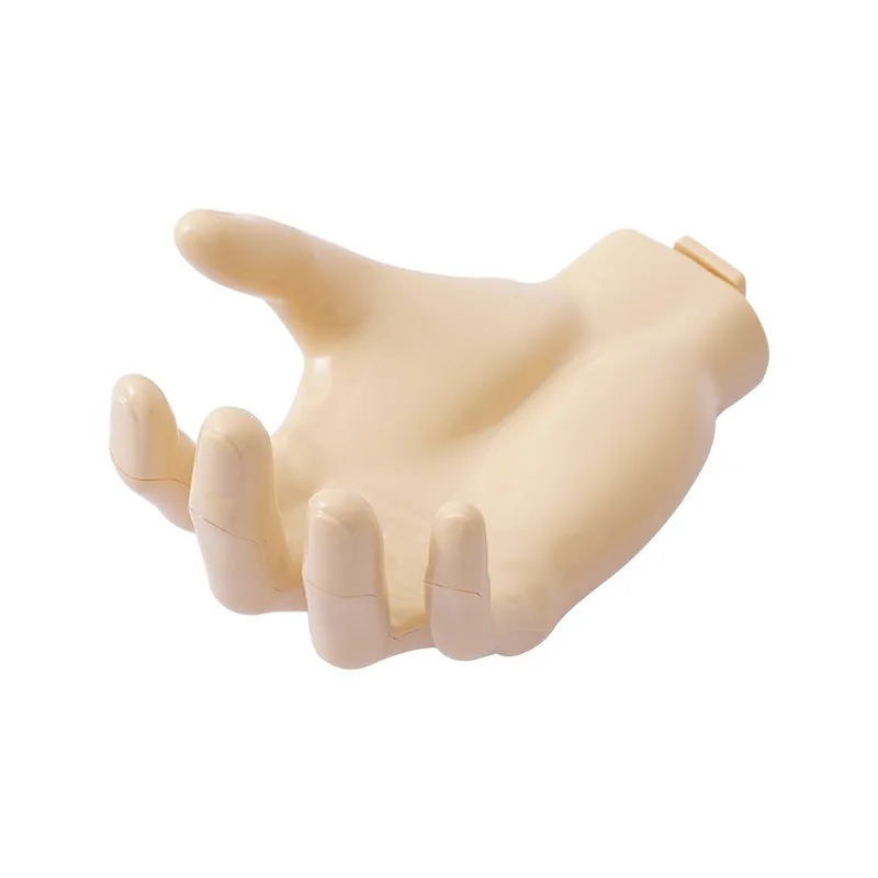Multi-functional Hand Shape Hook Trace-less Hook Solid Color Key Holder Storage Hook Rack 5