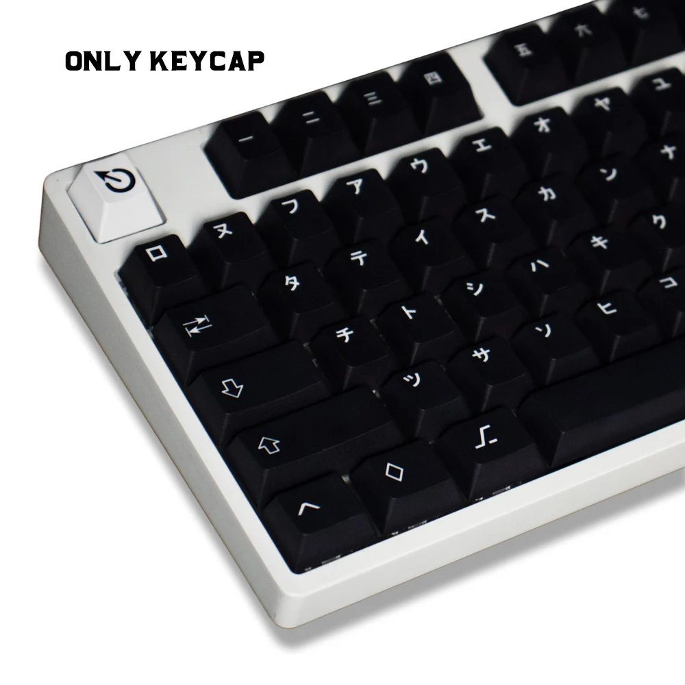 Custom Pbt Keycaps para Teclado Mecânico Gmk Wob Katakana Perfil Cereja Perfil Inglês 61 64 68 75 84 130 Chaves - Imagem 4
