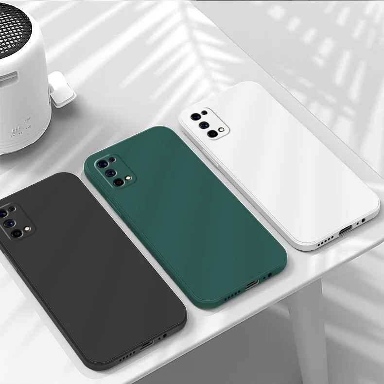 Luxury Matte Silicone Square Phone Cover - Classic Design for Samsung Galaxy S20 Series