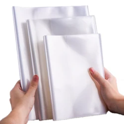 Couvertures de livres transparentes auto adhésives, 10 pièces, A4 A5 B5, Film de protection imperméable pour livres, fournitures scolaires et de bureau 