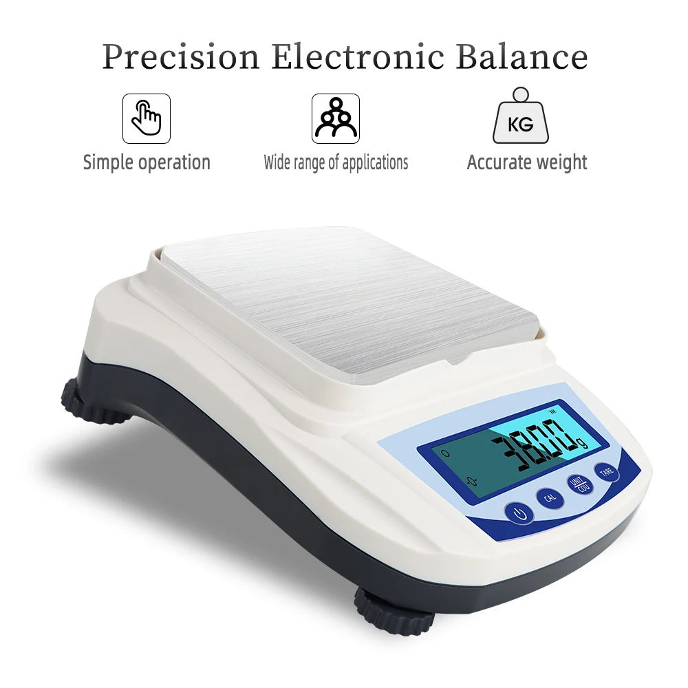 Digital Analytical Electronic Scale 1000g Precision Laboratory Balance Microbalance 0.01g Resolution