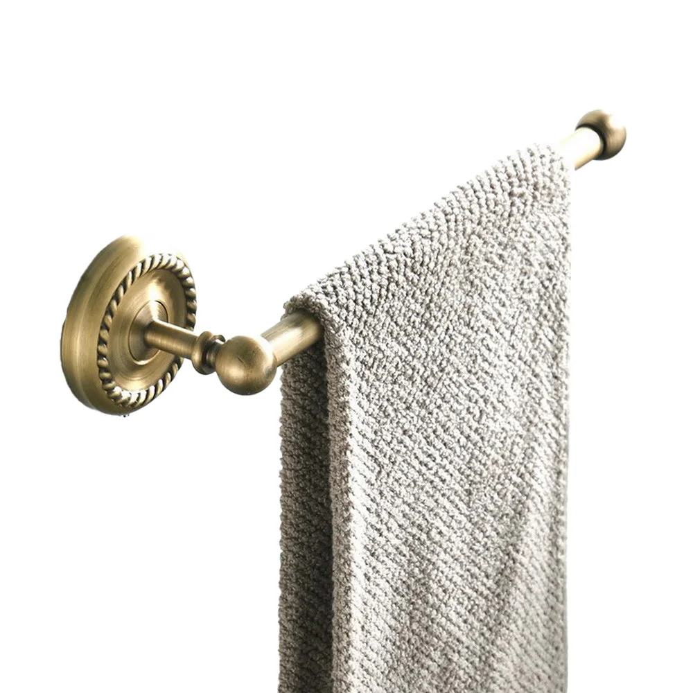 Bathroom Towel holder, Wall Mounted Antique Brass Towel Ring Holder Classic Bathroom Accessories zba967