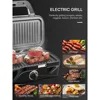 Waffle Maker 3 in 1 Sandwich  1200W Panini Press with Removable Plates Temperature Control 5