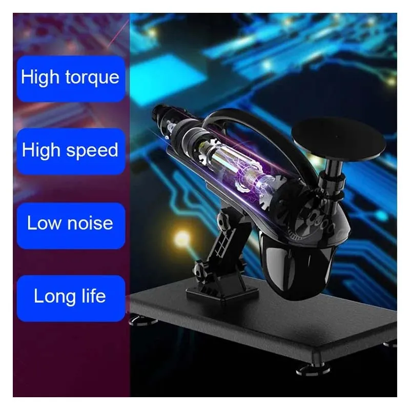 Full Automatic Telescopic Sex Machine DIY Female Sex Toy 3XLR Masturbation Machine Telescopic Dildo Vibrator