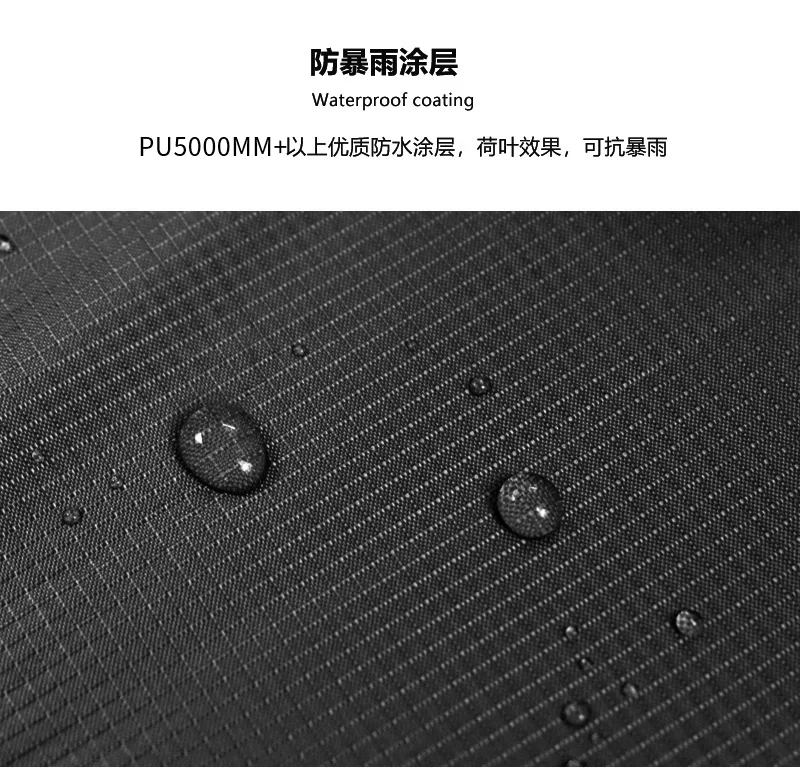 Black glue sun block Camping Tarp Portable Lightweight Waterproof Camping Tent Tarp, UV Protection Hammock Tarp