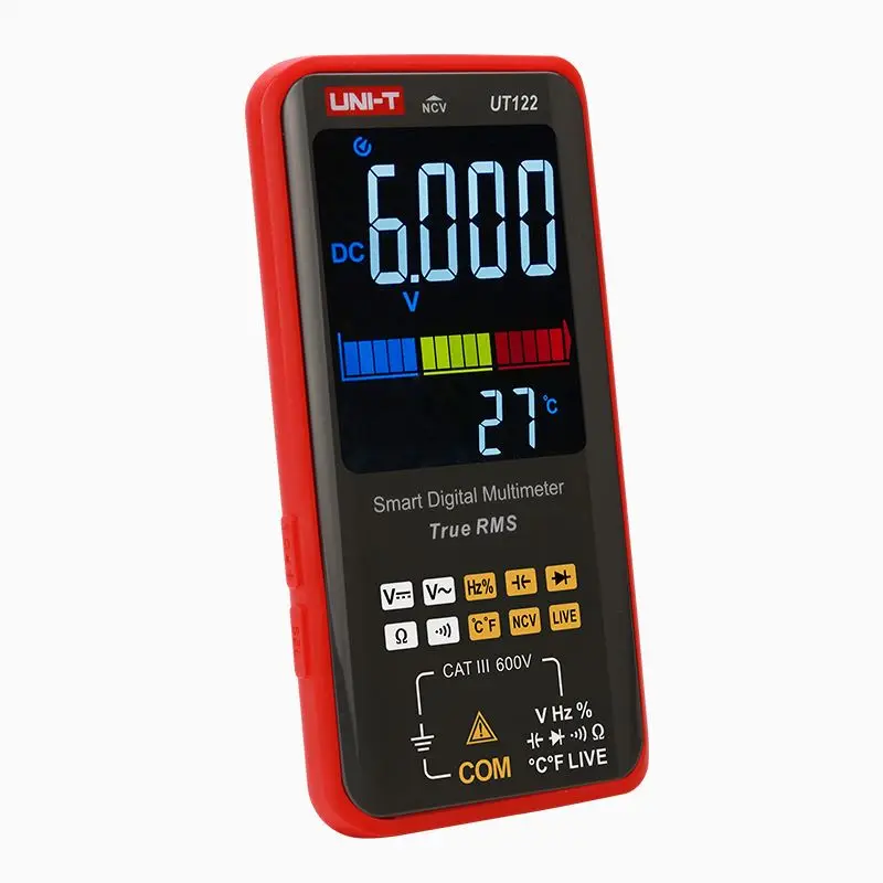UNI-T Ʈ  Ƽ, True RMS  Ŀн ļ , AC DC  ׽, UT121A UT121B UT122