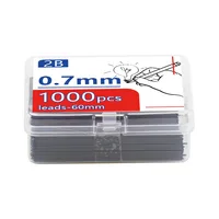 1000Pieces Lead Refills,0.5/0.9mm 2B,Break Resistant Mechanical Pencil Refills Office School Supplies 1