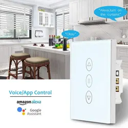 Tuya Smart Life WiFi Curtain Switch for Electric Motorized Blinds with Remote Control Google Home Alexa Voice Control DIY