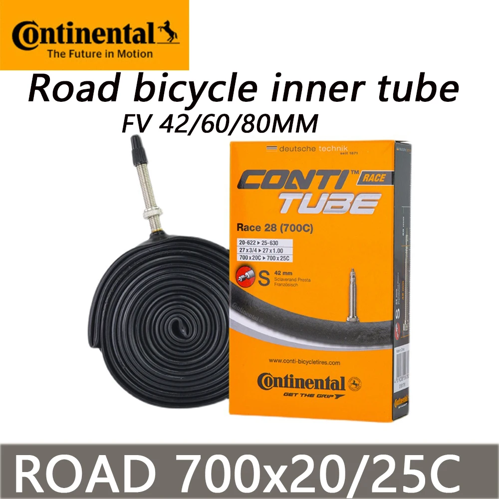 Шина для шоссейного велосипеда Continental race 28 700X20/25c, внутренняя трубка FV 42/60/80 мм для 700X20C 700X23C 700X25C