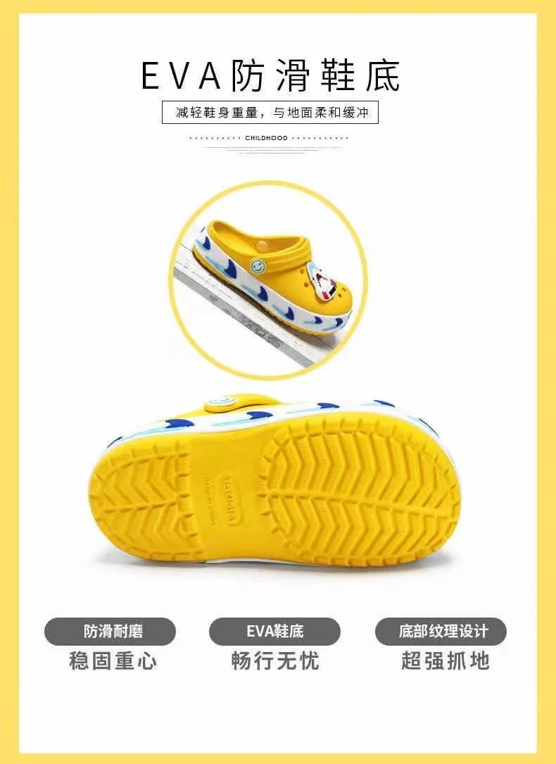 children's shoes for high arches Summer Children Slippers Boys Sandals Kids Home Girl Sandals Cartoon Shoes Slip Soft Appliques Fashion Little Girl Beach Shoes comfortable sandals child