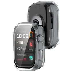 Durable Hard PC Case with Integrated Glass Screen Protector - Anti - Scratch Design for Huawei Watch D2 (Clean)