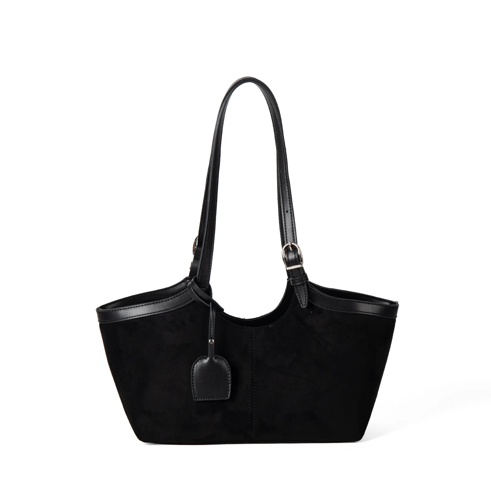 Autumn Winter Vintage Faux Suede Women Bag 2025 New Large Capacity Commuter Handbags Female Casual Shoulder Bags