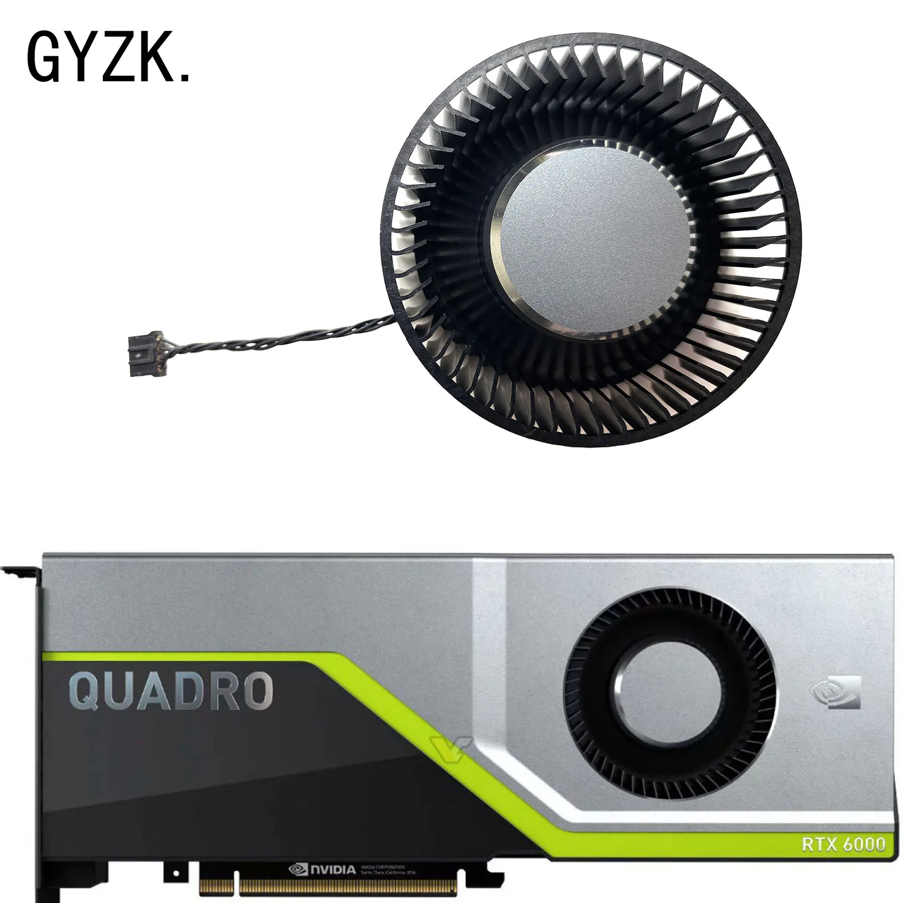 Nuovo Per Nvidia Quadro Rtx5000 6000 8000 Ventola Di Ricambio Per Scheda Grafica Bfb1012Sha01