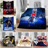 Printed Blanket Picnic Blanket Football K-Kylian Star M-Mbappé  Warm Blanket Soft and Comfortable Home Travel Birthday Gift 1