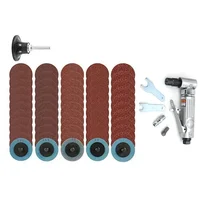 Air Angle Die Grinder 90 Degree Pneumatic Grinding Machine Mill Engraving Tool Pneumatic Die Grinder Carving Machine Tool Set 2