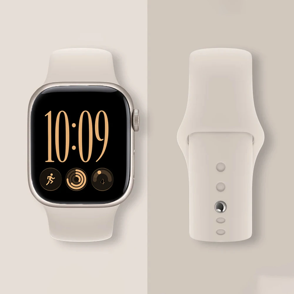 Premium Silicone Sport Band for Smartwatches - Versatile & Durable Design