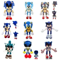 Super Peluche jouets doux ombre Amy Rose jointures queues jouets en Peluche Anime hérisson doux Peluche poupées cadeau pour les enfants 4
